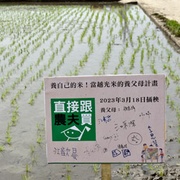 2023 養自己的米！當越光米的養父母 計畫 春耕活動紀實