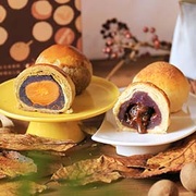 柴燒龍眼烏心酥+荔香紅玉蛋黃酥 精品月餅禮盒