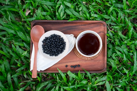黑豆豆茶(炒熟黑豆茶）